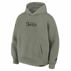 New York Jets 2025 Rivalries Collection Oversized Tech Fleece Hoodie Gotham Green | Nike for Sale