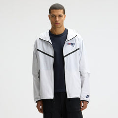 New England Patriots 2025 Rivalries Collection Tech Raglan Full-Zip Jacket White | Nike for Sale