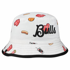 Chicago Bulls Team Cheer Reversible Bucket Hat White - NBA