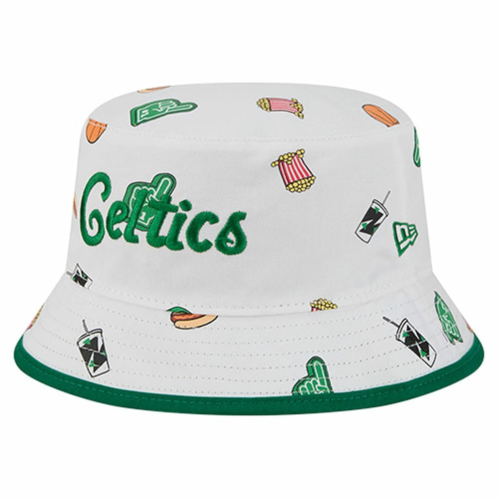 Boston Celtics Team Cheer Reversible Bucket Hat White - NBA