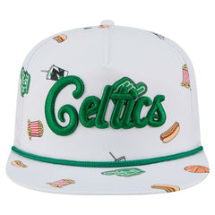 Boston Celtics Team Cheer Rope 19TWENTY Adjustable Hat White - NBA