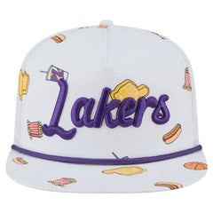 Los Angeles Lakers Team Cheer Rope 19TWENTY Adjustable Hat White - NBA
