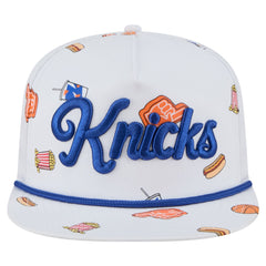 New York Knicks Team Cheer Rope 19TWENTY Adjustable Hat White - NBA