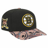 Boston Bruins New Era Mascot Visor 9SEVENTY Adjustable Hat - Black - NHL