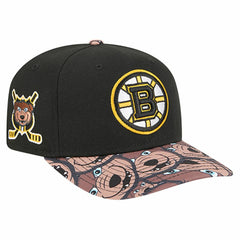Boston Bruins New Era Mascot Visor 9SEVENTY Adjustable Hat - Black - NHL