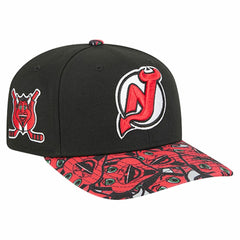 New Jersey Devils New Era Mascot Visor 9SEVENTY Adjustable Hat - Black - NHL
