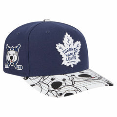 Toronto Maple Leafs New Era Mascot Visor 9SEVENTY Adjustable Hat - Blue - NHL