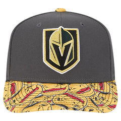 Vegas Golden Knights New Era Mascot Visor 9SEVENTY Adjustable Hat - Grey - NHL