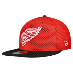Detroit Red Wings New Era Mesh Crown Two-Tone 59FIFTY Fitted Hat - Red/Black - NHL