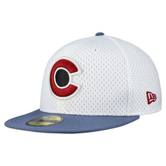 Colorado Avalanche New Era Mesh Crown Two-Tone 59FIFTY Fitted Hat - White/Navy - NHL