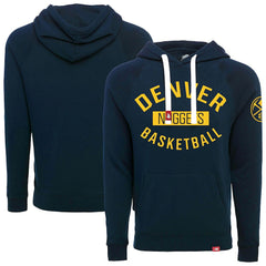 Denver Nuggets Sportiqe Unisex Olsen Tri-Blend Pullover Hoodie Navy - NBA