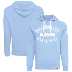Oklahoma City Thunder Sportiqe Unisex Olsen Tri-Blend Pullover Hoodie Light Blue - NBA
