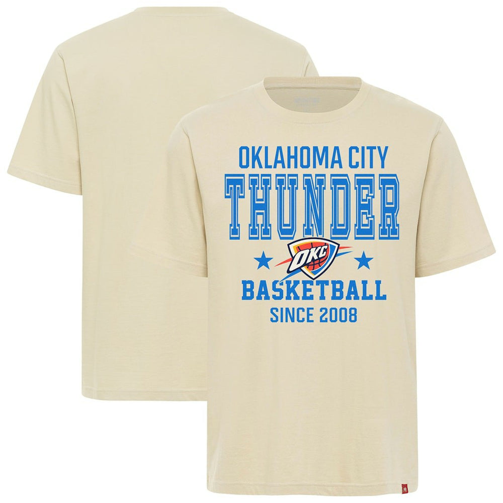 Oklahoma City Thunder Sportiqe Unisex Duke Premium T-Shirt Cream - NBA