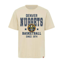 Denver Nuggets Sportiqe Unisex Duke Premium T-Shirt Cream - NBA