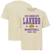 Los Angeles Lakers Sportiqe Unisex Duke Premium T-Shirt Cream - NBA