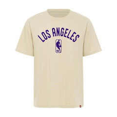 Los Angeles Lakers Sportiqe Unisex Duke Premium T-Shirt Cream - NBA