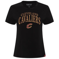Cleveland Cavaliers Sportiqe Women's Arcadia Boxy T-Shirt Black - NBA