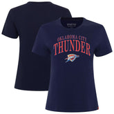 Oklahoma City Thunder Sportiqe Women's Arcadia Boxy T-Shirt Navy - NBA