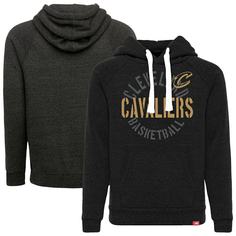 Cleveland Cavaliers Sportiqe Youth Olsen Tri-Blend Pullover Hoodie Black - NBA