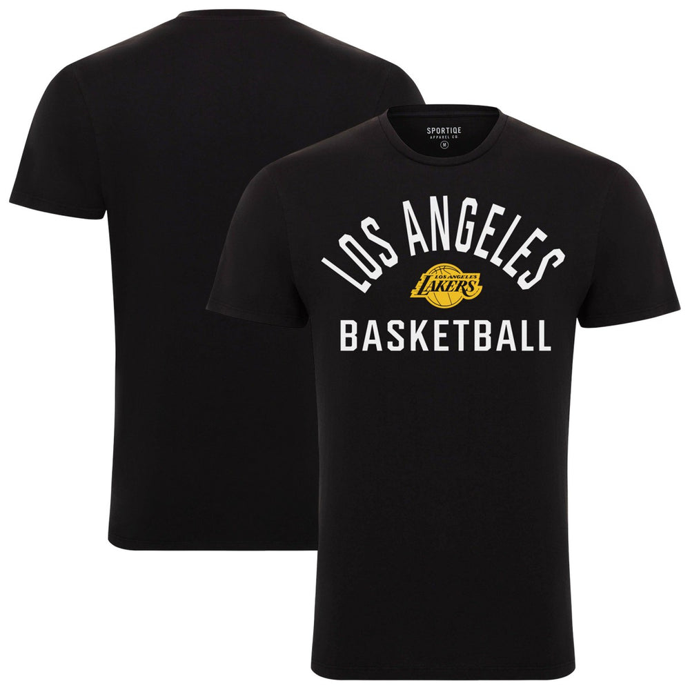 Los Angeles Lakers Sportiqe Unisex Bingham T-Shirt Black - NBA
