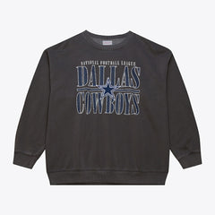 Dallas Cowboys Downtown Collection Fleece Sweatshirt Black | Mitchell & Ness