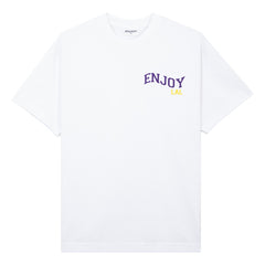 Enjoy Basketball x Los Angeles Lakers Unisex Hoop Enthusiast Capsule Collection T-Shirt - White - NBA