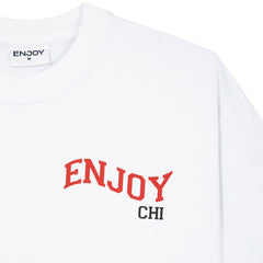 Enjoy Basketball x Chicago Bulls Unisex Hoop Enthusiast Capsule Collection T-Shirt - White - NBA