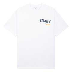 Enjoy Basketball x New York Knicks Unisex Hoop Enthusiast Capsule Collection T-Shirt - White - NBA