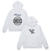 Enjoy Basketball x New York Knicks Unisex Hoop Enthusiast Capsule Collection Pullover Hoodie - Heather Gray - NBA