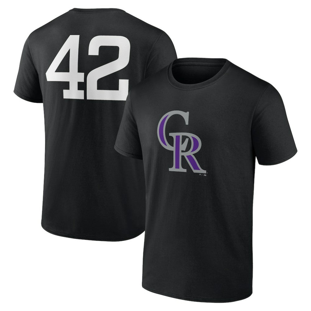Colorado Rockies Jackie Robinson Day Name & Number T-Shirt - MLB