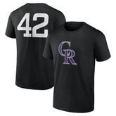 Colorado Rockies Jackie Robinson Day Name & Number T-Shirt - MLB