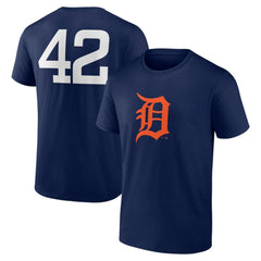 Detroit Tigers Jackie Robinson Day Name & Number T-Shirt - MLB