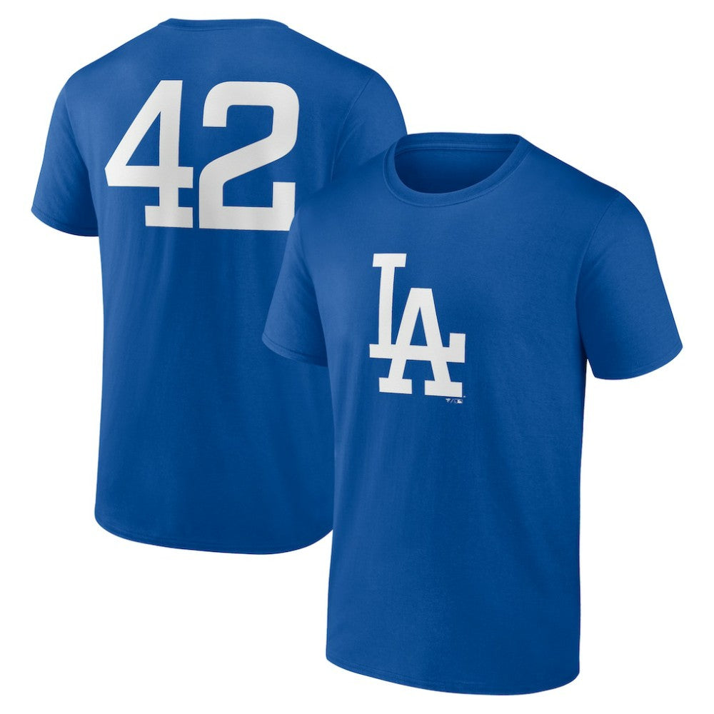 Los Angeles Dodgers Jackie Robinson Day Name & Number T-Shirt - MLB