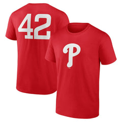 Philadelphia Phillies Jackie Robinson Day Name & Number T-Shirt - MLB