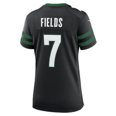 Justin Fields New York Jets Women's Alternate Game Jersey Black | Nike for Sale