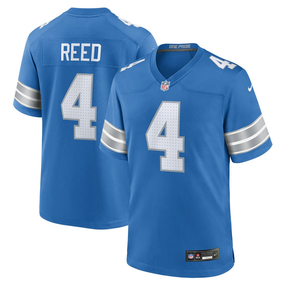 D.J. Reed Detroit Lions Team Game Jersey Blue | Nike for Sale