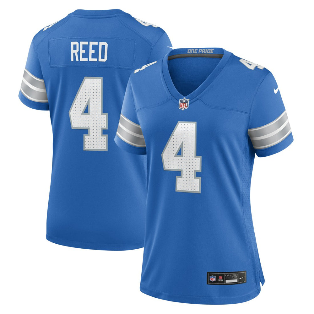 D.J. Reed Detroit Lions Women's Team Game Jersey Blue | Nike for Sale