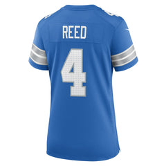 D.J. Reed Detroit Lions Women's Team Game Jersey Blue | Nike for Sale