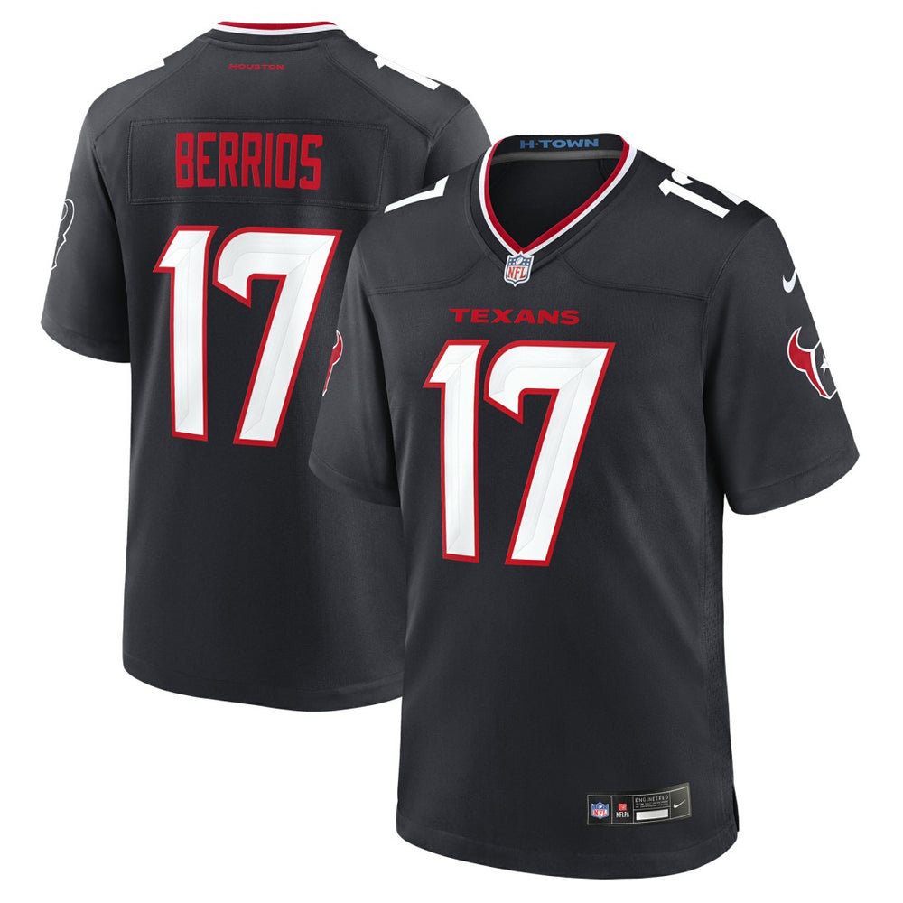 Braxton Berrios Houston Texans Team Game Jersey Navy | Nike for Sale
