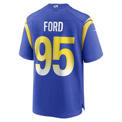 Poona Ford Los Angeles Rams Team Game Jersey Royal | Nike for Sale