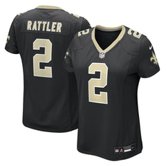 Spencer Rattler New Orleans Saints Women's Team Game Jersey Black | Nike for Sale