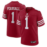 Ricky Pearsall San Francisco 49ers Team Game Jersey Scarlet | Nike for Sale