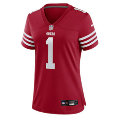 Ricky Pearsall San Francisco 49ers Women's Team Game Jersey Scarlet | Nike for Sale