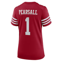 Ricky Pearsall San Francisco 49ers Women's Team Game Jersey Scarlet | Nike for Sale