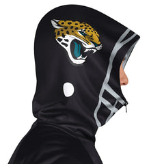 Jacksonville Jaguars Pro Player Helmet Full-Zip Hooded Track Jacket Black/Teal | NFL