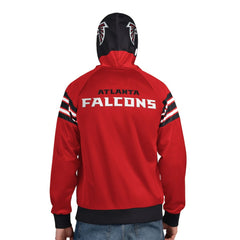 Atlanta Falcons Pro Player Helmet Full-Zip Hooded Track Jacket Red/Black | NFL