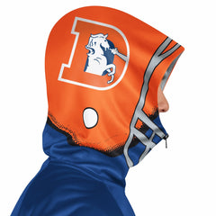 Denver Broncos Pro Player Retro Helmet Full-Zip Hooded Track Jacket Royal/Orange | NFL