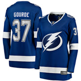Yanni Gourde Tampa Bay Lightning Fanatics Women's Home Breakaway Player Jersey - Blue - NHL