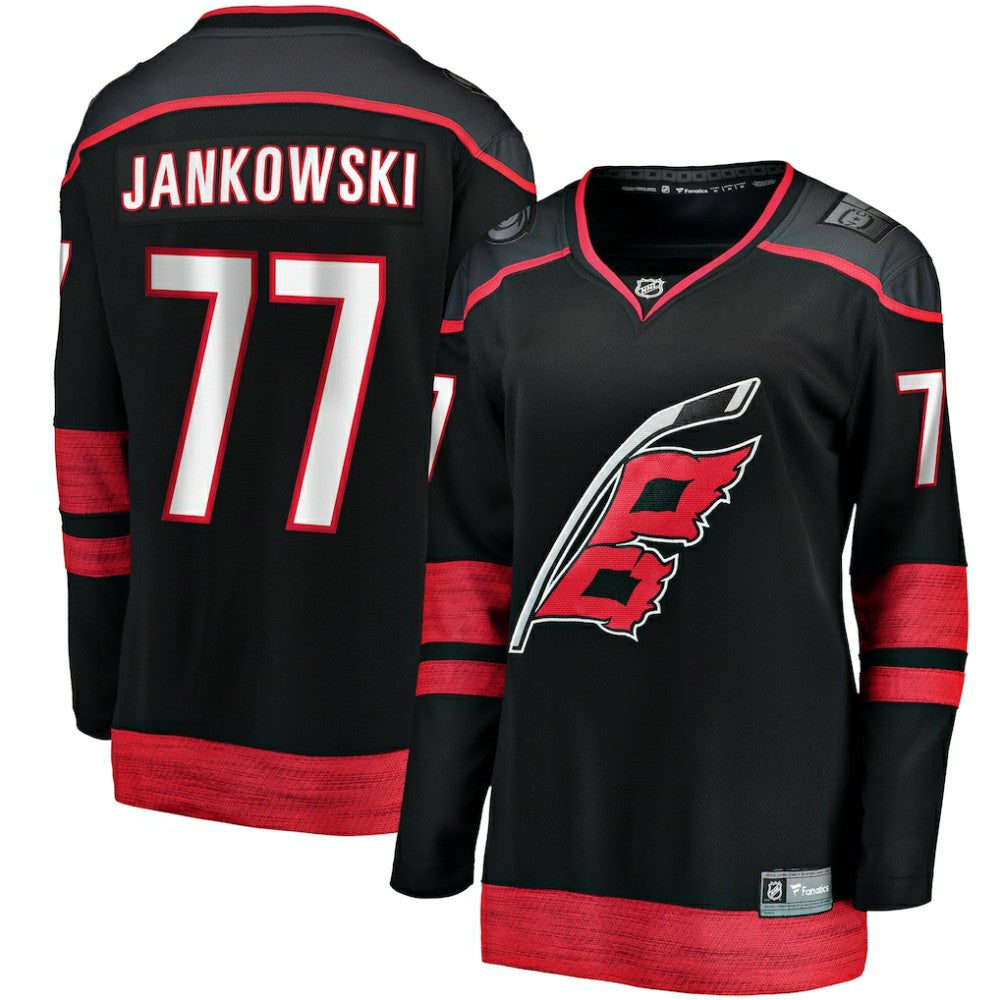 Mark Jankowski Carolina Hurricanes Fanatics Women's Home Breakaway Player Jersey - Black - NHL
