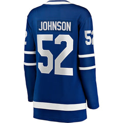 Reese Johnson Toronto Maple Leafs Fanatics Women's Home Breakaway Player Jersey - Blue - NHL